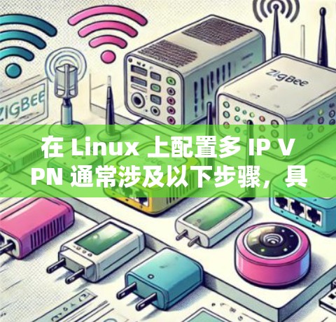 在 Linux 上配置多 IP VPN 通常涉及以下步骤,具体取决于你的需求(如负载均衡、冗余、或不同出口 IP)以下是几种常见方案