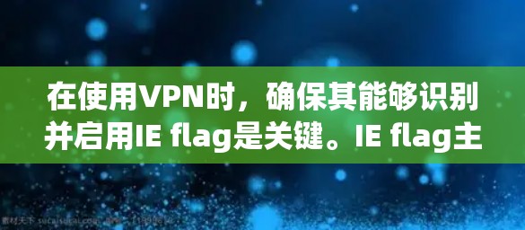 在使用VPN时,确保其能够识别并启用IE flag是关键。IE flag主要用于保护用户个人信息,防止非法数据收集。以下是逐步的解决方案