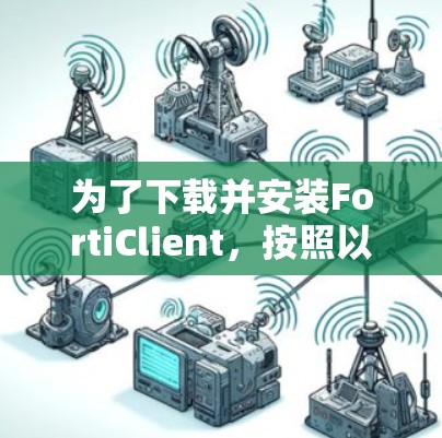 为了下载并安装FortiClient,按照以下步骤进行