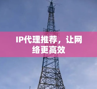 IP代理推荐，让网络更高效