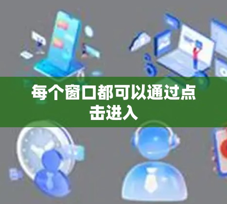 每个窗口都可以通过点击进入