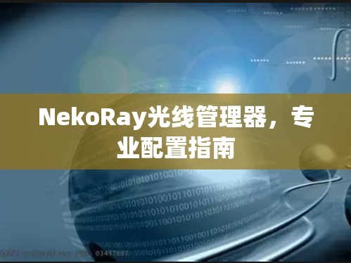 NekoRay光线管理器,专业配置指南